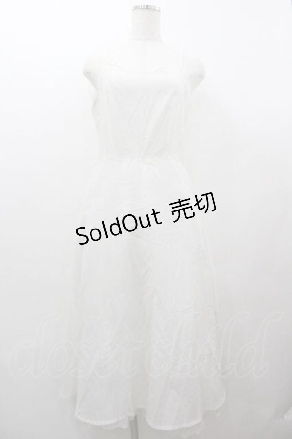 画像5: PINK HOUSE / 桜柄半袖ワンピース  ホワイト I-26-01-15-066-LO-SK-SA-ZI (5)