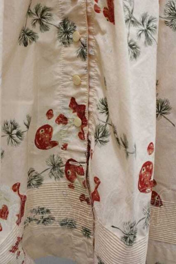 画像3: WONDERFUL WORLD / 金魚プリントジャンパースカート  生成りＸ赤 I-26-01-15-067-LO-OP-SA-ZI (3)