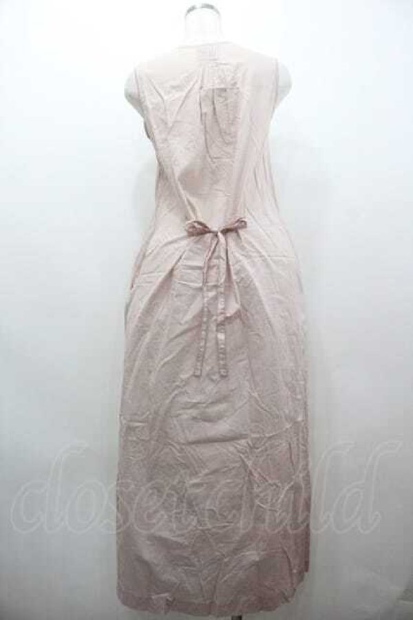 画像2: WONDERFUL WORLD / 前身頃ピンタックノースリーブワンピース  ピンク I-26-01-15-068-LO-OP-SA-ZI (2)