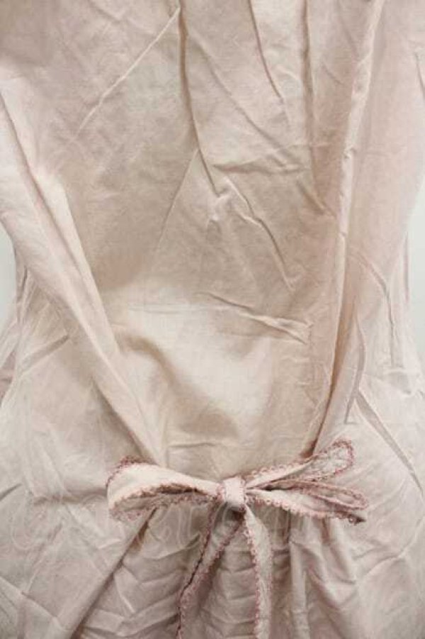 画像3: WONDERFUL WORLD / 前身頃ピンタックノースリーブワンピース  ピンク I-26-01-15-068-LO-OP-SA-ZI (3)