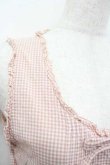 画像3: PINK HOUSE / ギンガムチェックノースリーブワンピース  ピンクチェック I-26-01-15-069-LO-OP-SA-ZI (3)