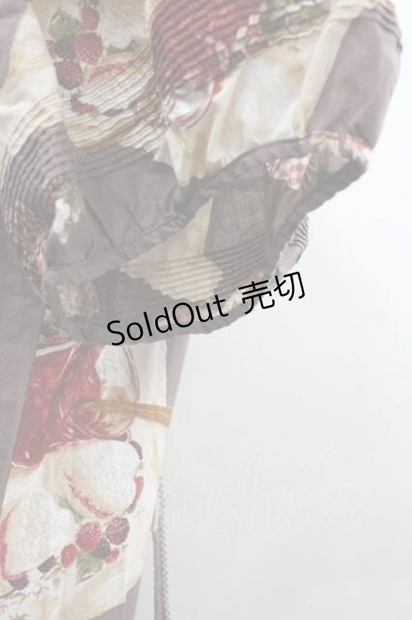 画像4: PINK HOUSE / ジャム瓶柄半袖ワンピース  パープル I-26-01-15-082-LO-OP-SA-ZI (4)