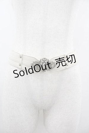 画像: Kurumi Collaboration / マリンシークレット鍵穴ベルト  アイボリー I-26-01-15-095-0-ZA-SA-ZT0213S