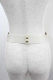 画像3: Kurumi Collaboration / マリンシークレット鍵穴ベルト  アイボリー I-26-01-15-095-0-ZA-SA-ZI (3)
