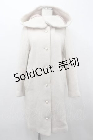 画像: Franche Lippee / ファーフードコート  ピンク I-26-01-15-011-LO-CO-SA-ZI