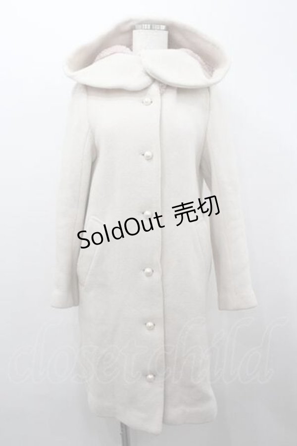 画像1: Franche Lippee / ファーフードコート  ピンク I-26-01-15-011-LO-CO-SA-ZI (1)