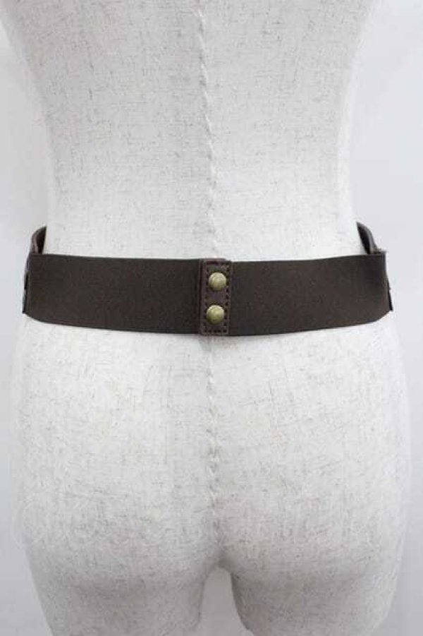 画像3: Kurumi Collaboration / マリンシークレット鍵穴ベルト  ダークブラウン I-26-01-15-096-0-ZA-SA-ZI (3)