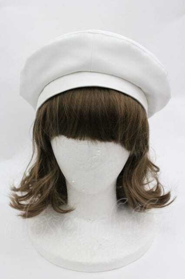 画像2: Amavel / Dreaming リボンベレー帽  白×サックス I-26-01-15-106-CA-AC-TE-ZI (2)