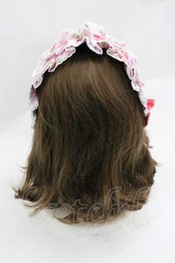 画像3: metamorphose / シャーロットレースアップヘッドドレス  ピンク I-26-01-15-108-ME-AC-SA-ZI (3)