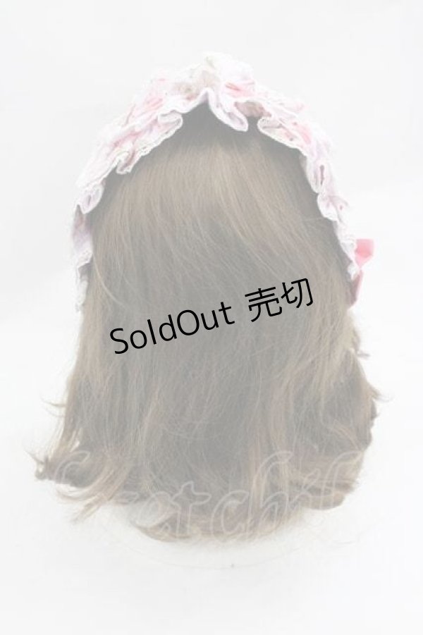 画像3: metamorphose / シャーロットレースアップヘッドドレス  ピンク I-26-01-15-108-ME-AC-SA-ZI (3)