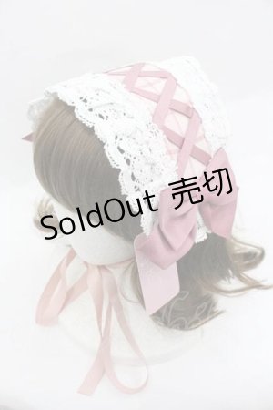 画像: Chalmiere / タータンチェックヘッドドレス  ピンク I-26-01-15-110-0-AC-SA-ZI