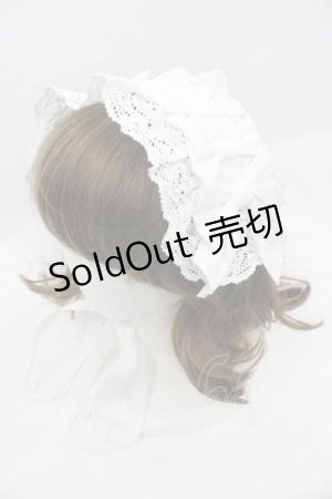 画像: axes femme kawaii / トーションレースヘッドドレス  ホワイト I-26-01-15-112-AX-AC-SA-ZI