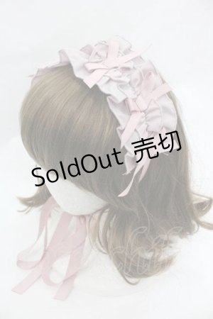 画像: Chalmiere / フリルロングヘッドドレス  ピンク I-26-01-15-114-0-AC-SA-ZI