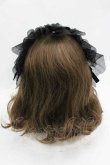 画像3: MARBLE / リボンフリルヘッドドレス  ブラック I-26-01-15-115-GO-AC-SA-ZI (3)