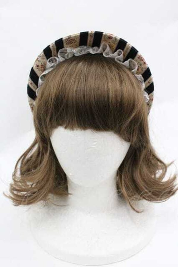 画像2: marcHenTica / フラワーガーデンココシニクカチューシャ  ブラック I-26-01-15-116-LO-AC-SA-ZI (2)