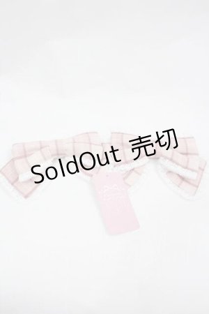 画像: Chalmiere / チェックリボンクリップセット  ピンク I-26-01-15-118-0-AC-SA-ZI