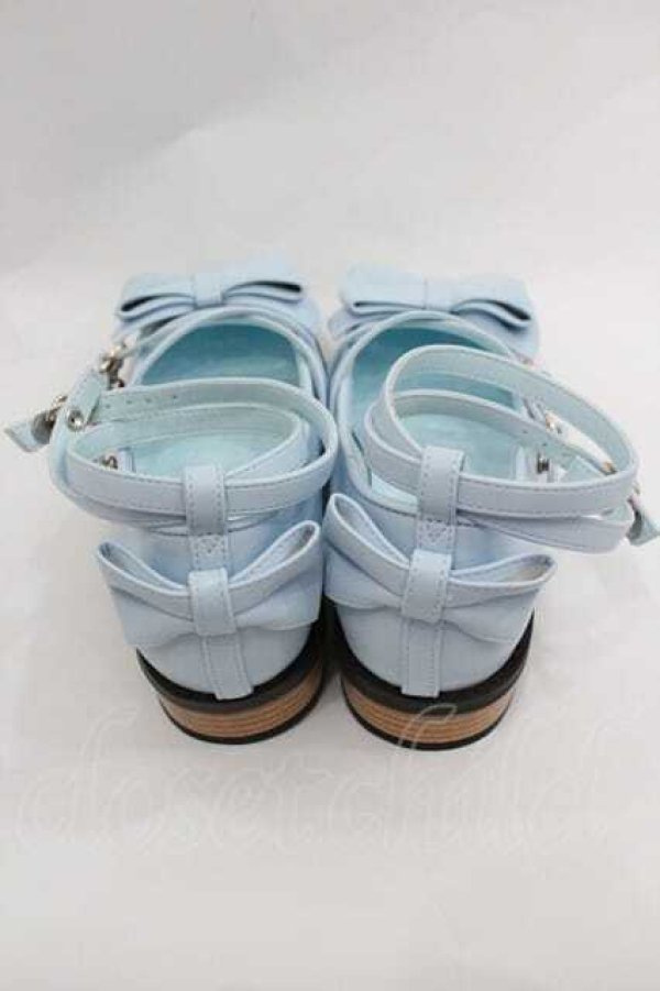 画像2: Angelic Pretty / Tea Party Shoes M サックス I-26-01-15-124-AP-SH-SA-ZI (2)