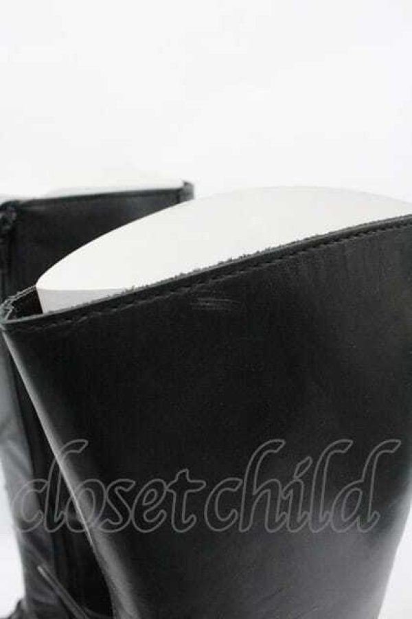 画像4: Jane Marple Dans Le Salon / 編み上げレザーブーツ L 黒 I-26-01-15-125-JM-SH-SA-ZI (4)