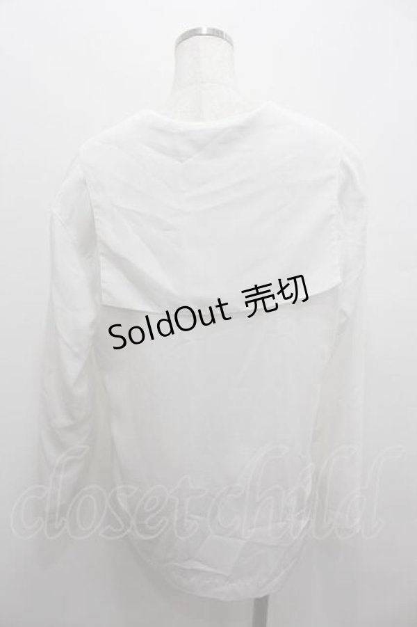 画像2: KANEKO ISAO / セーラー衿ブラウス  白 I-26-01-15-019-EL-BL-SA-ZI (2)