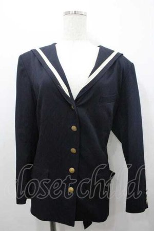 画像: WONDERFUL WORLD / セーラージャケット  ネイビー I-26-01-15-027-LO-JA-SA-ZI