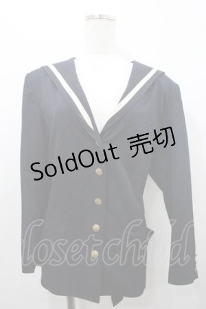 画像: WONDERFUL WORLD / セーラージャケット  ネイビー I-26-01-15-027-LO-JA-SA-ZI