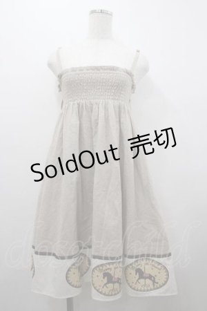 画像: F i.n.t / MERRY GO RUNDキャミワンピース  ブラウン I-26-01-15-028-0-OP-SA-ZI