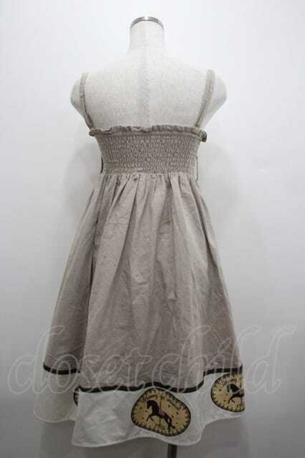 画像3: F i.n.t / MERRY GO RUNDキャミワンピース  ブラウン I-26-01-15-028-0-OP-SA-ZI (3)