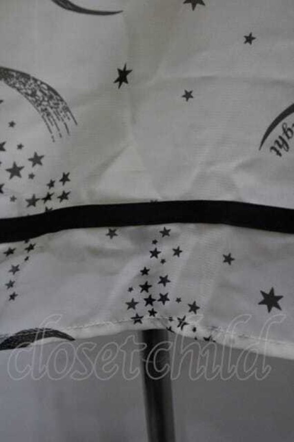 画像4: Fi.n.t / MOONプリントシフォン半袖ワンピース  アイボリーＸ黒 I-26-01-15-030-CA-OP-SA-ZI (4)