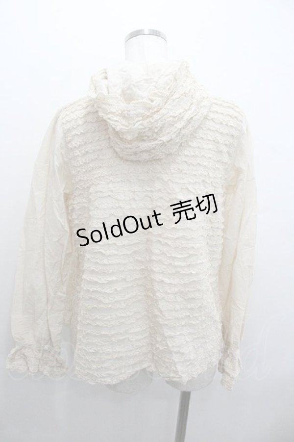 画像2: PINK HOUSE / ピコフリル袖切り替えブラウス  キナリ I-26-01-18-005-LO-BL-SA-ZI (2)