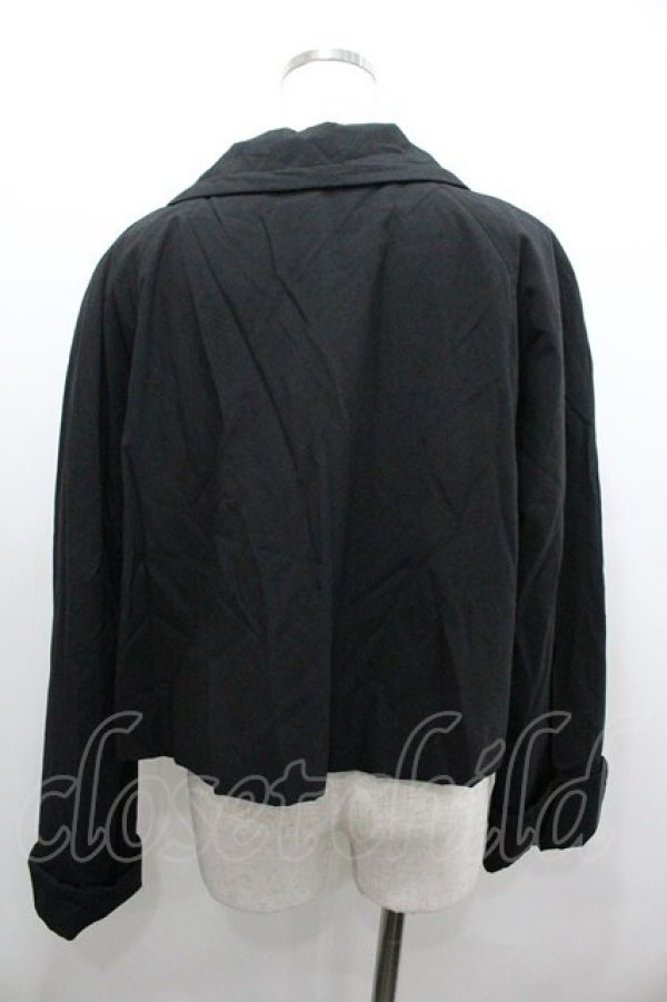 画像2: INGEBORG / 襟付きジャケット 11 ブラック I-26-01-18-041-LO-JA-SA-ZI (2)