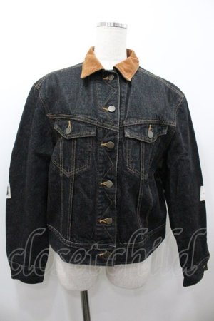 画像: WONDERFUL WORLD / クマ刺繍Gジャン  インディゴ I-26-01-18-042-LO-JA-SA-ZI