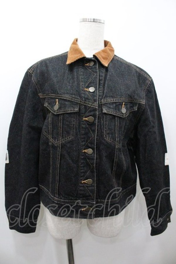 画像1: WONDERFUL WORLD / クマ刺繍Gジャン  インディゴ I-26-01-18-042-LO-JA-SA-ZI (1)