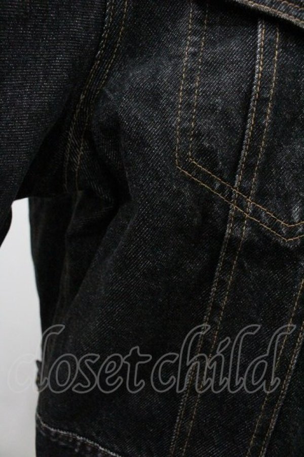 画像4: WONDERFUL WORLD / クマ刺繍Gジャン  インディゴ I-26-01-18-042-LO-JA-SA-ZI (4)