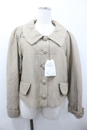 画像: INGEBORG / 襟付きジャケット 11 ベージュ I-26-01-18-049-LO-JA-SA-ZI