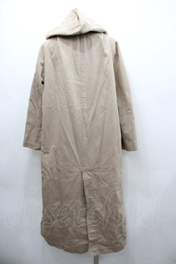 画像2: WONDERFUL WORLD / フード付きコート  ベージュ I-26-01-18-050-LO-CO-SA-ZI (2)