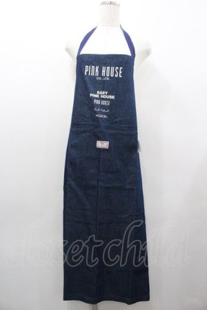 画像: PINK HOUSE / エプロン  インディゴ I-26-01-18-053-LO-ZA-SA-ZI