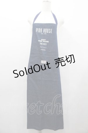 画像: PINK HOUSE / エプロン  インディゴ I-26-01-18-053-LO-ZA-SA-ZI