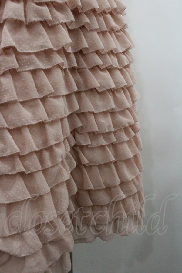 画像3: PINK HOUSE / ドットピコフリルノースリーブワンピース  ピンク I-26-01-18-056-LO-OP-SA-ZI (3)