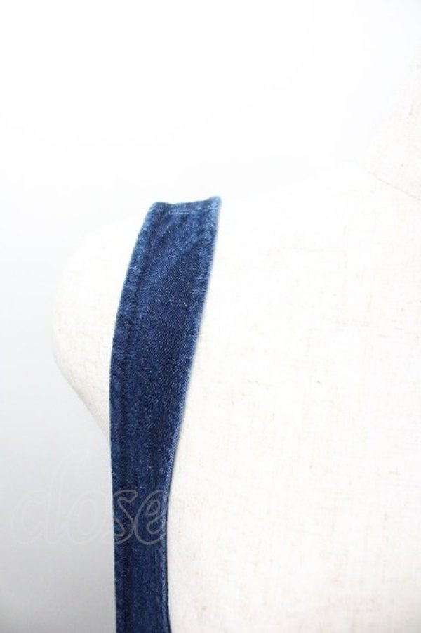 画像4: KANEKO ISAO / デニムジャンパースカート  インディゴ I-26-01-18-060-EL-OP-SA-ZI (4)