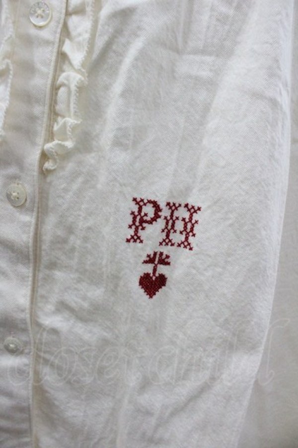 画像3: PINK HOUSE / フリルロングシャツワンピース  キナリ I-26-01-18-063-LO-OP-SA-ZI (3)