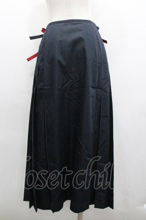 画像2: INGEBORG / セットアップスカート  まきデニム紺赤 I-26-01-18-070-LO-SK-SA-ZI (2)