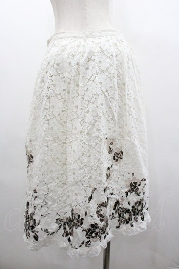 画像2: INGEBORG / セットアップスカート  レースフラワー I-26-01-18-071-LO-SK-SA-ZI (2)