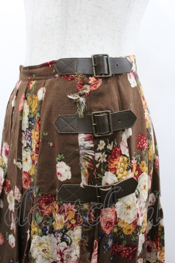 画像3: PINK HOUSE / プリントスカート  フラワーブーケ I-26-01-18-074-LO-SK-SA-ZI (3)