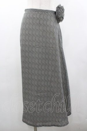 画像: INGEBORG / セットアップスカート  千鳥白黒 I-26-01-18-075-LO-SK-SA-ZI