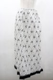 画像1: KETTY / スカート  格子フラワー刺繍 I-26-01-18-082-EL-SK-SA-ZI (1)