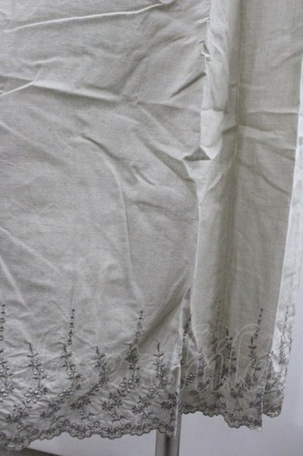 画像3: KETTY / スカート  裾刺繍グリーン I-26-01-18-086-EL-SK-SA-ZI (3)