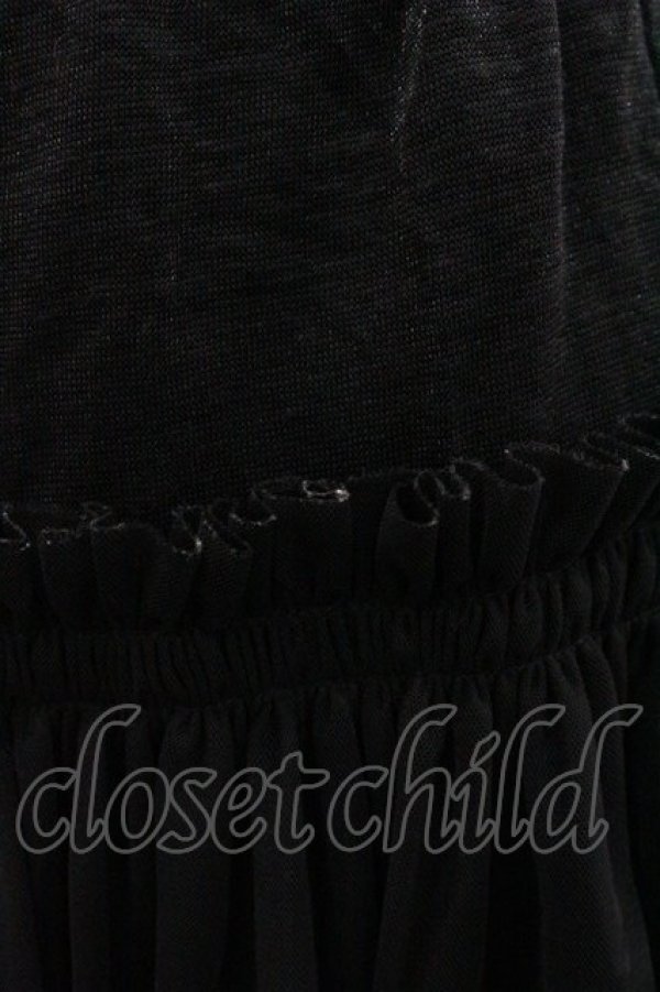 画像3: INGEBORG / シフォンスカート  黒 I-26-01-18-087-0-SK-SA-ZI (3)