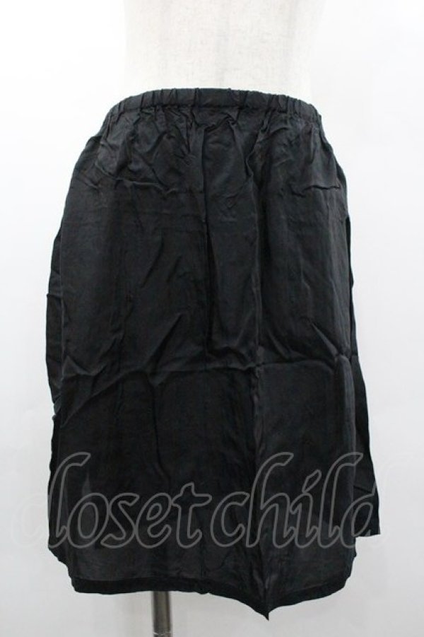 画像4: INGEBORG / シフォンスカート  黒 I-26-01-18-087-0-SK-SA-ZI (4)
