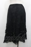 画像2: INGEBORG / レーススカート  黒 I-26-01-18-089-0-SK-SA-ZI (2)