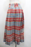 画像2: PINK HOUSE / チェックプリーツスカート  赤Ｘ青チェック I-26-01-18-090-LO-SK-SA-ZI (2)